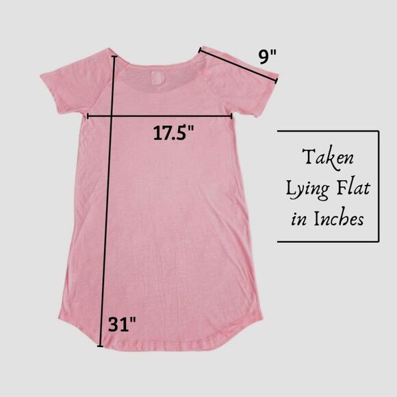 Pink by Victoria's Secret Women's Coral Sleepwear Comfort Pajama Tee Size XS - Picture 13 of 14